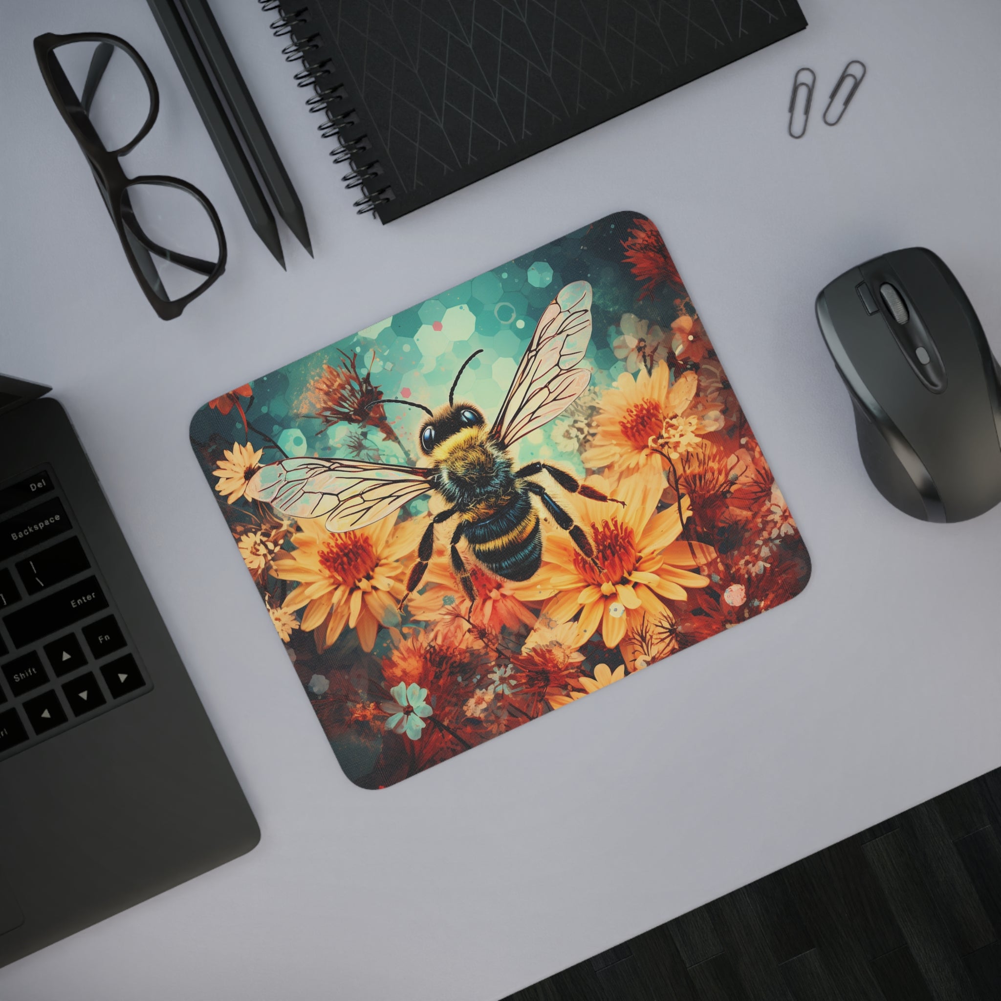 BEEMP0001 - Bee-Themed Mouse Pad